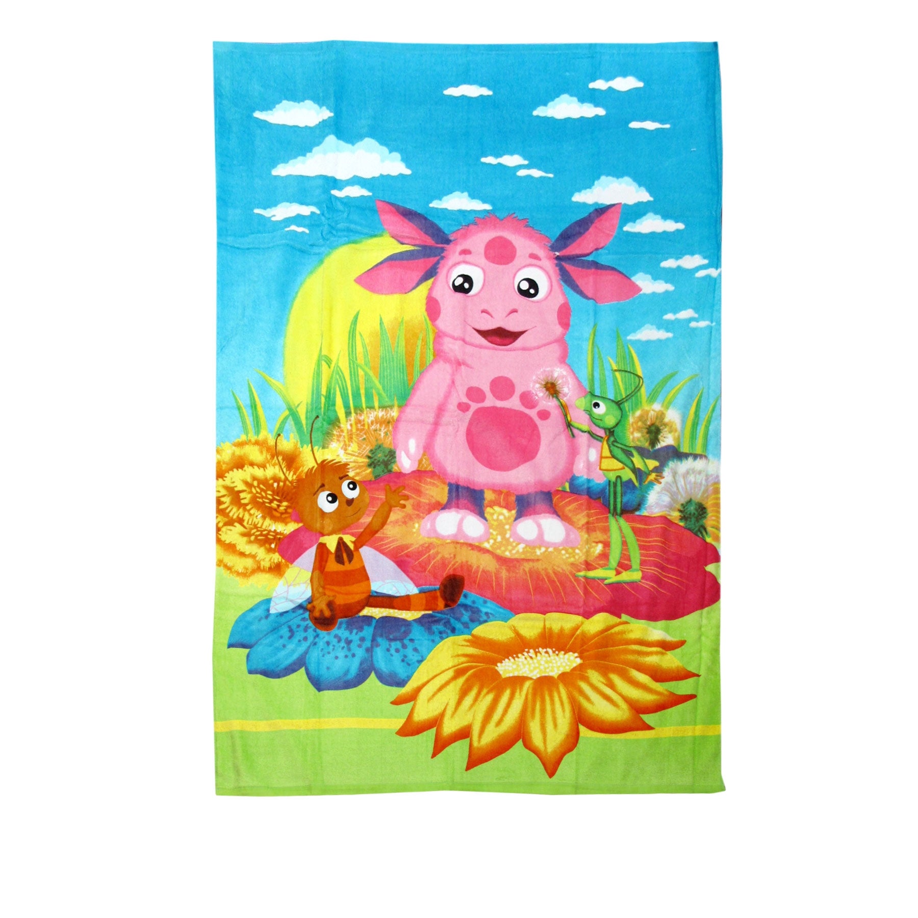The Adventure of Luntik Beach Towel Moonzy and Friends V442-ATX-TOWEL-MOONZYANDFRIENDS-MULTI-RE
