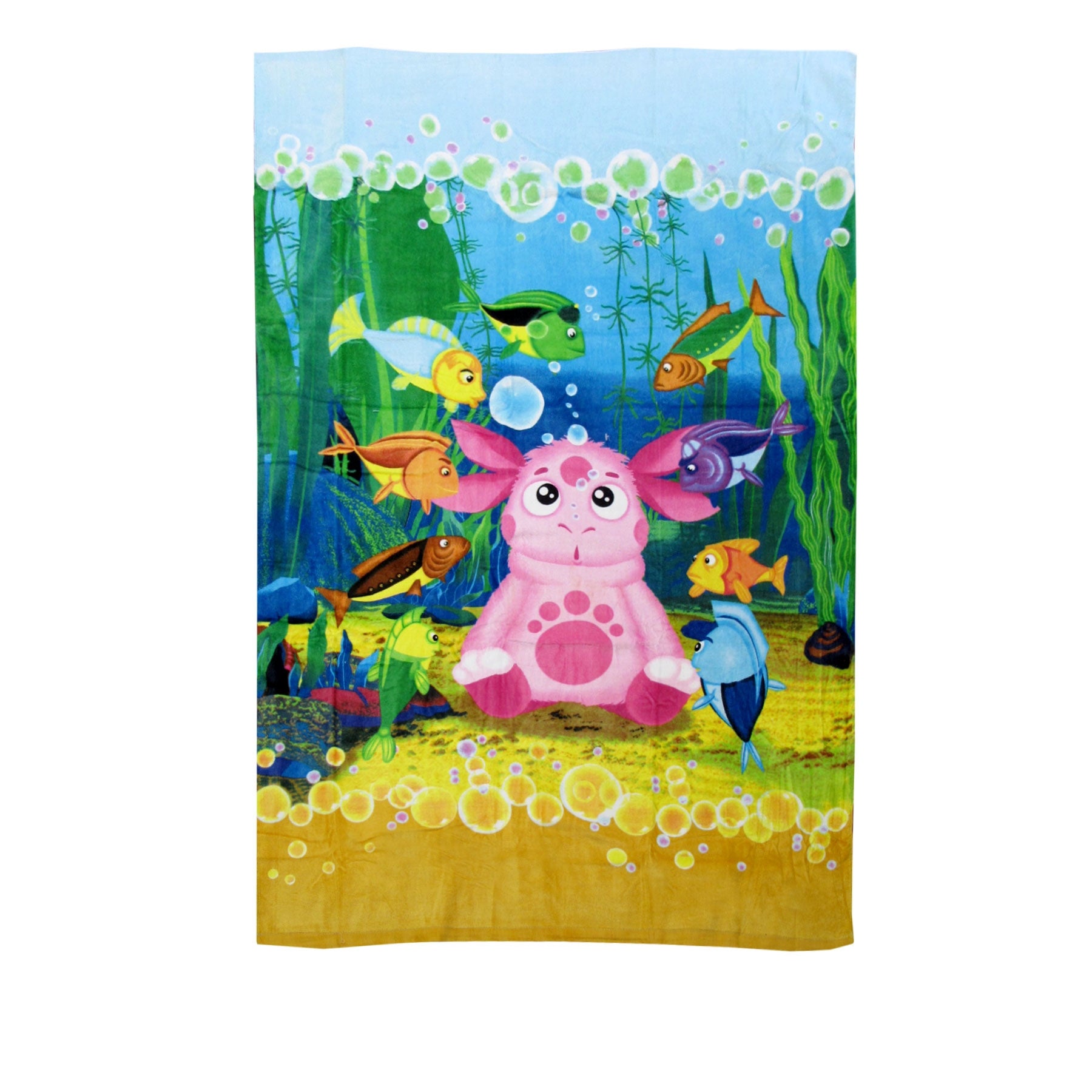 The Adventure of Luntik Beach Towel Moonzy Underwater V442-ATX-TOWEL-MOONZYUNDERWATER-MULTI-RE