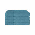 600GSM Set of 4 Combed Cotton Bath Towels 70 x 140 cm Teal V442-ATX-TOWEL-SETOF4600GSM-TEAL-RE