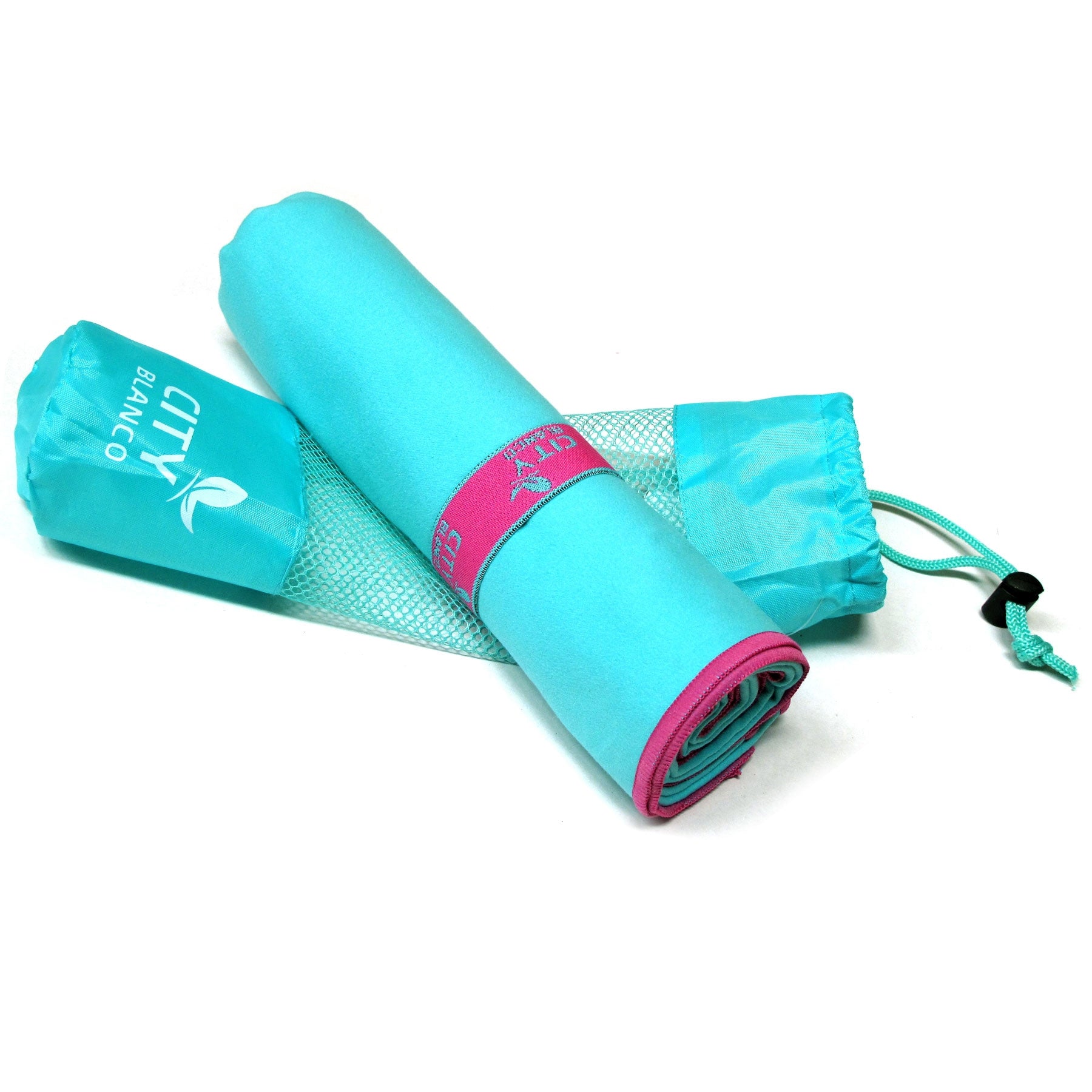 Super Absorbent Sports Towel Aqua V442-ATX-TOWEL-SPORTS-AQUA-RE