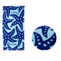 Starfish Cotton Beach Towel 70 x 145 cm V442-ATX-TOWEL-STARFISH-BLUE-RE