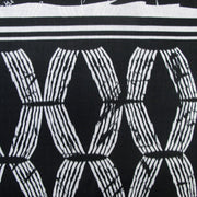 Homeport Kenya Black Printed Geometric Quilt Cover Set Double V442-AVT-QUILTCS-KENYA-BLACK-DS