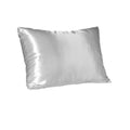 Bambury Satin Standard Pillowcase Silver V442-BBY-PILLOWC-SATIN-SILVER-ST
