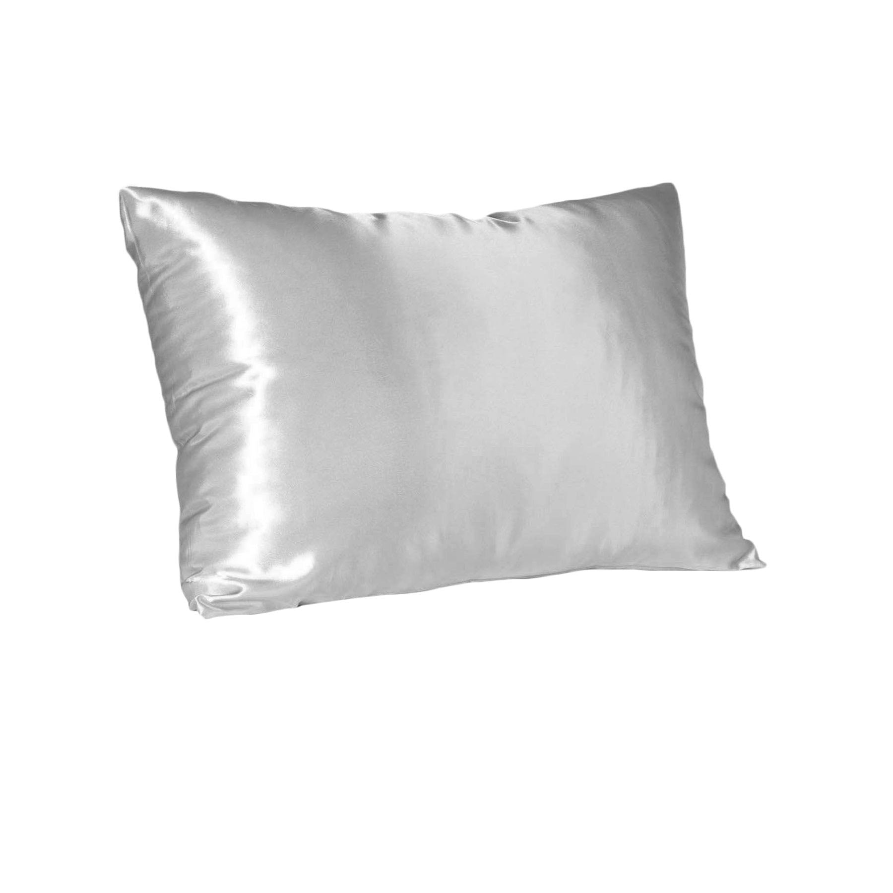 Bambury Satin Standard Pillowcase Silver V442-BBY-PILLOWC-SATIN-SILVER-ST