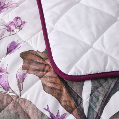 Bianca Abigail Berry Floral Printed Quilted Bedspread Set King V442-BCA-BEDSPREAD-ABIGAIL-BERRY-KI