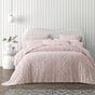Bianca Ella Blush Cotton Chenille Floral Bedspread Set King V442-BCA-BEDSPREAD-ELLA-BLUSH-KI