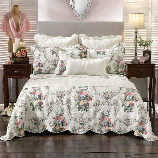 Bianca Rosedale Multi Bedspread Set Single V442-BCA-BEDSPREAD-ROSEDALE-MULTI-SB