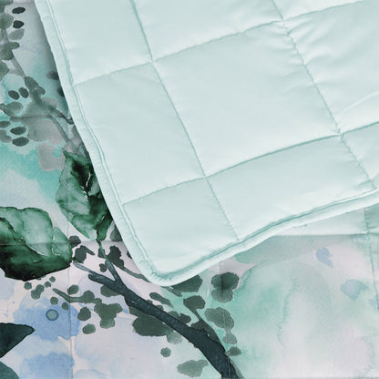 Bianca Woodbury White Botanical Printed Bedspread Set King V442-BCA-BEDSPREAD-WOODBURY-WHITE-KI