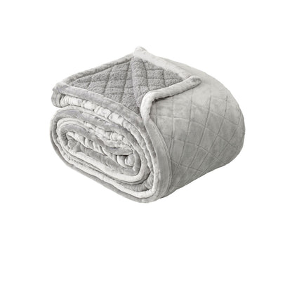 Bianca Mansfield Aluminium Blanket Single/Double V442-BCA-BLANKET-MANSFIELD-ALUMINIUM-DS
