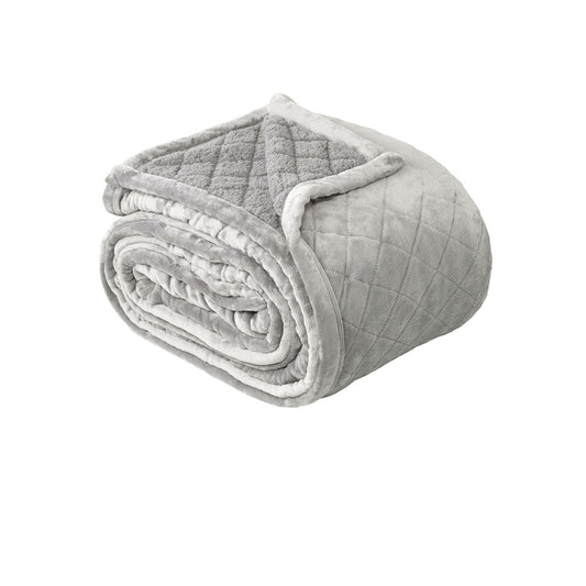Bianca Mansfield Aluminium Blanket Queen/King V442-BCA-BLANKET-MANSFIELD-ALUMINIUM-KI