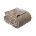 Bianca Mansfield Blanket Taupe (Also Known as Silver Grey) Super King V442-BCA-BLANKET-MANSFIELD-TAUPE-SK