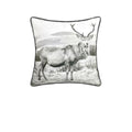 Bianca Alpine Stag Taupe Jacquard Square Velvet Filled Cushion V442-BCA-CUSHION-ALPINESTAG-TAUPE-SQ