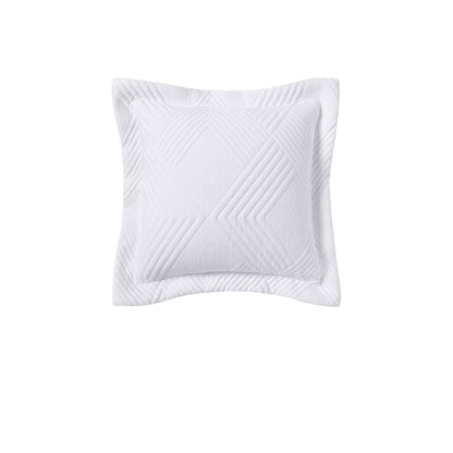 Bianca Cassiano White Square Filled Cushion 43 x 43cm V442-BCA-CUSHION-CASSIANO-WHITE-SQ