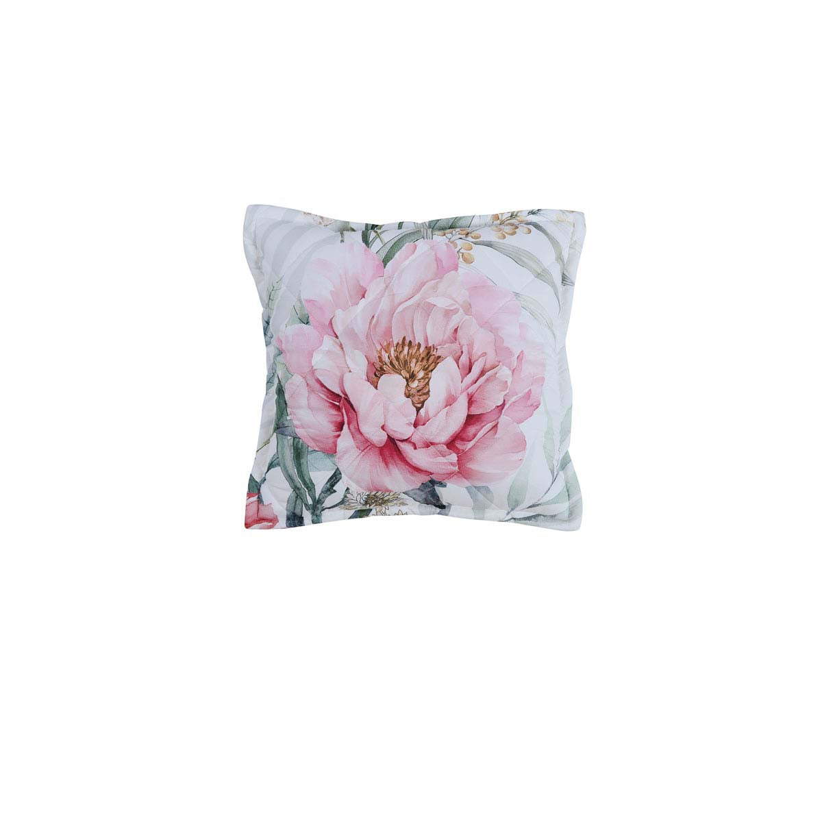 Bianca Coleraine White Coordinate Square Filled Cushion 43 x 43cm V442-BCA-CUSHION-COLERAINE-WHITE-SQ