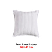 Bianca Evora White Square Filled Cushion V442-BCA-CUSHION-EVORA-WHITE-SQ