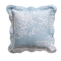 Bianca Florence Blue White Square Cushion V442-BCA-CUSHION-FLORENCE-BLUE-SQ