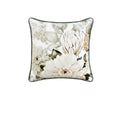 Bianca Giselle Square White Velvet Cushion V442-BCA-CUSHION-GISELLE-WHITE-SQ