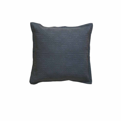 Bianca Hallston Charcoal Square Filled Cushion 43 x 43cm V442-BCA-CUSHION-HALLSTON-CHARCOAL-SQ