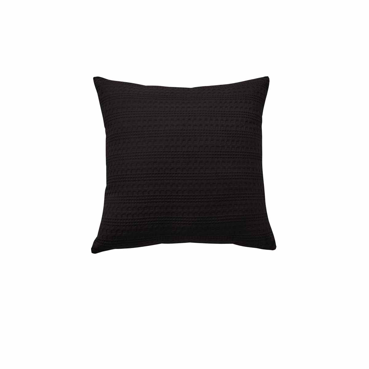 Bianca Kahlani Chocolate Waffle Square Filled Cushion 43 x 43cm V442-BCA-CUSHION-KAHLANI-CHOCOLATE-SQ
