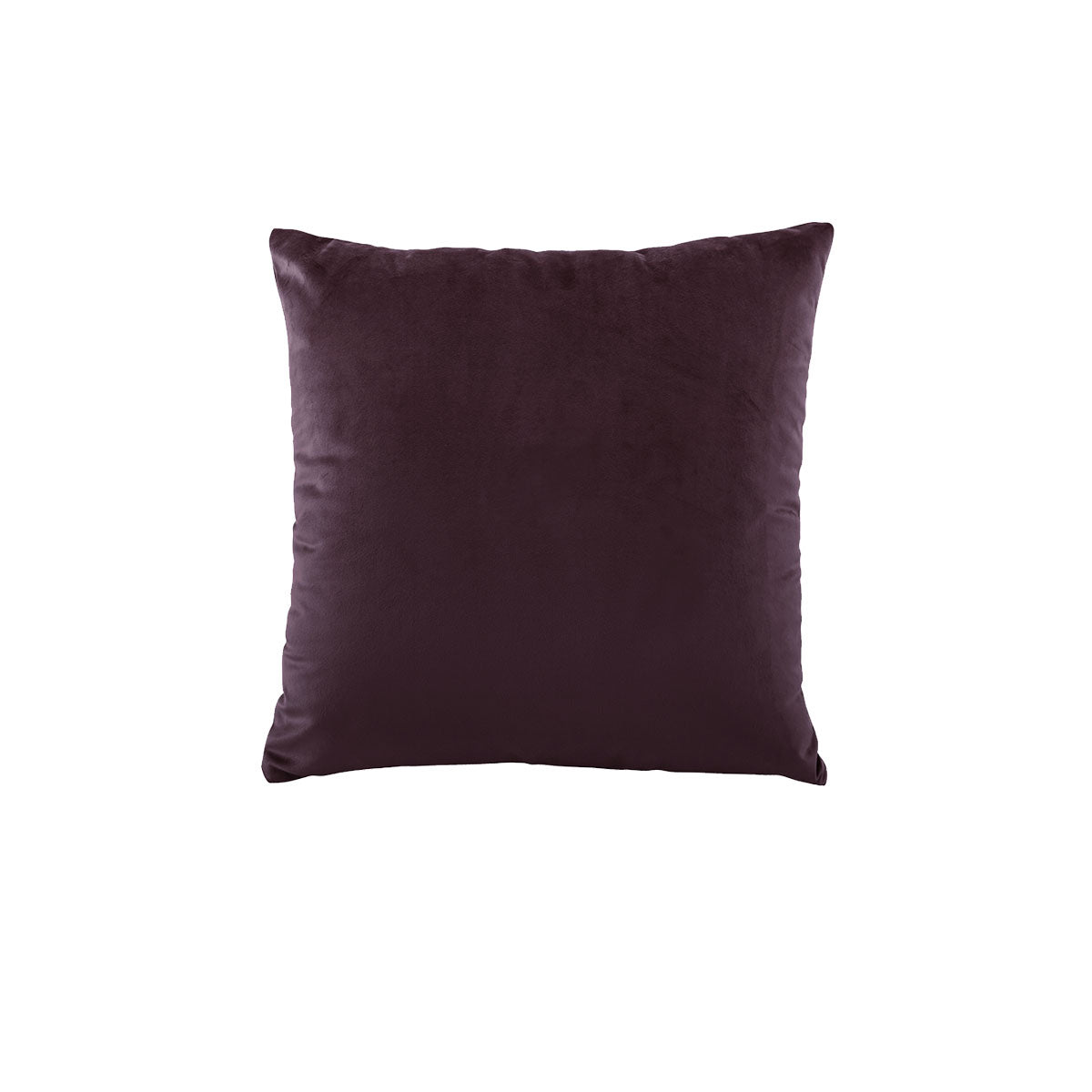 Bianca Vivid Coordinates Square Velvet Cushion Plum 43 x 43cm V442-BCA-CUSHION-VIVIDCOORD-PLUM-SQ