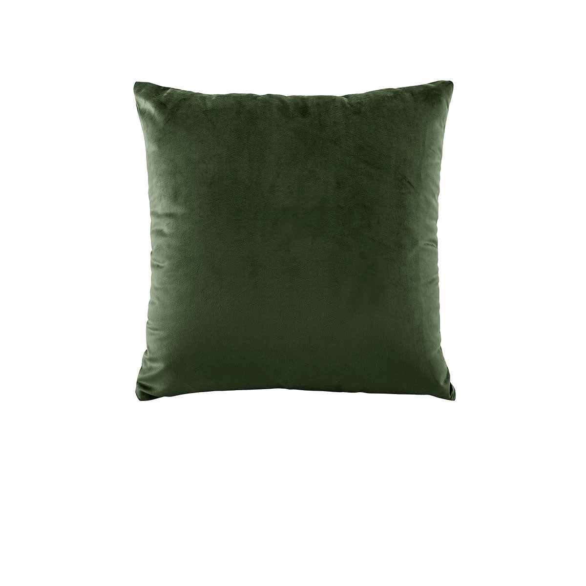 Bianca Vivid Coordinates Square Forest Green Velvet Cushion V442-BCA-CUSHION-VIVIDVELVET-FOREST-SQ