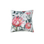 Bianca Wellingrove White Velvet Square Filled Cushion 43 x 43cm V442-BCA-CUSHION-WELLINGROVE-WHITE-SQ