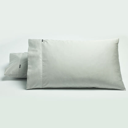 Bianca Pair of 500TC Cotton Sateen Standard Pillowcases Silver V442-BCA-PILLOWC-500TCCOTTON-SILVER-ST