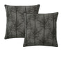 Bianca Pair of Alpine Stag Taupe European Pillowcases V442-BCA-PILLOWC-ALPINESTAG-TAUPE-EU