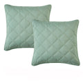 Bianca Pair of Barclay Olive European Pillowcases 65 x 65cm V442-BCA-PILLOWC-BARCLAY-OLIVE-EU