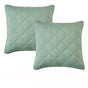 Bianca Pair of Barclay Olive European Pillowcases 65 x 65cm V442-BCA-PILLOWC-BARCLAY-OLIVE-EU