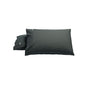 Bianca Pair of Heston Cotton Percale Standard Pillowcases Charcoal V442-BCA-PILLOWC-HESTON-CHARCOAL-ST