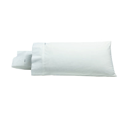 Bianca Pair of Heston Cotton Percale King Pillowcases White V442-BCA-PILLOWC-HESTON-WHITE-KI