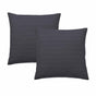 Bianca Pair of Kahlani Charcoal European Pillowcases 65 x 65cm V442-BCA-PILLOWC-KAHLANI-CHARCOAL-EU