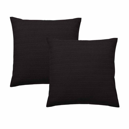 Bianca Pair of Kahlani Chocolate European Pillowcases 65 x 65cm V442-BCA-PILLOWC-KAHLANI-CHOCOLATE-EU
