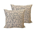 Bianca Pair of European Pillowcases Keilyn Gold 65 x 65 cm V442-BCA-PILLOWC-KEILYN-GOLD-EU