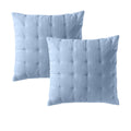 Bianca Pair of Langston Blue European Pillowcases V442-BCA-PILLOWC-LANGSTON-BLUE-EU