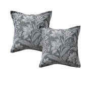 Bianca Pair of Maidstone Grey European Pillowcases 65 x 65cm V442-BCA-PILLOWC-MAIDSTONE-GREY-EU