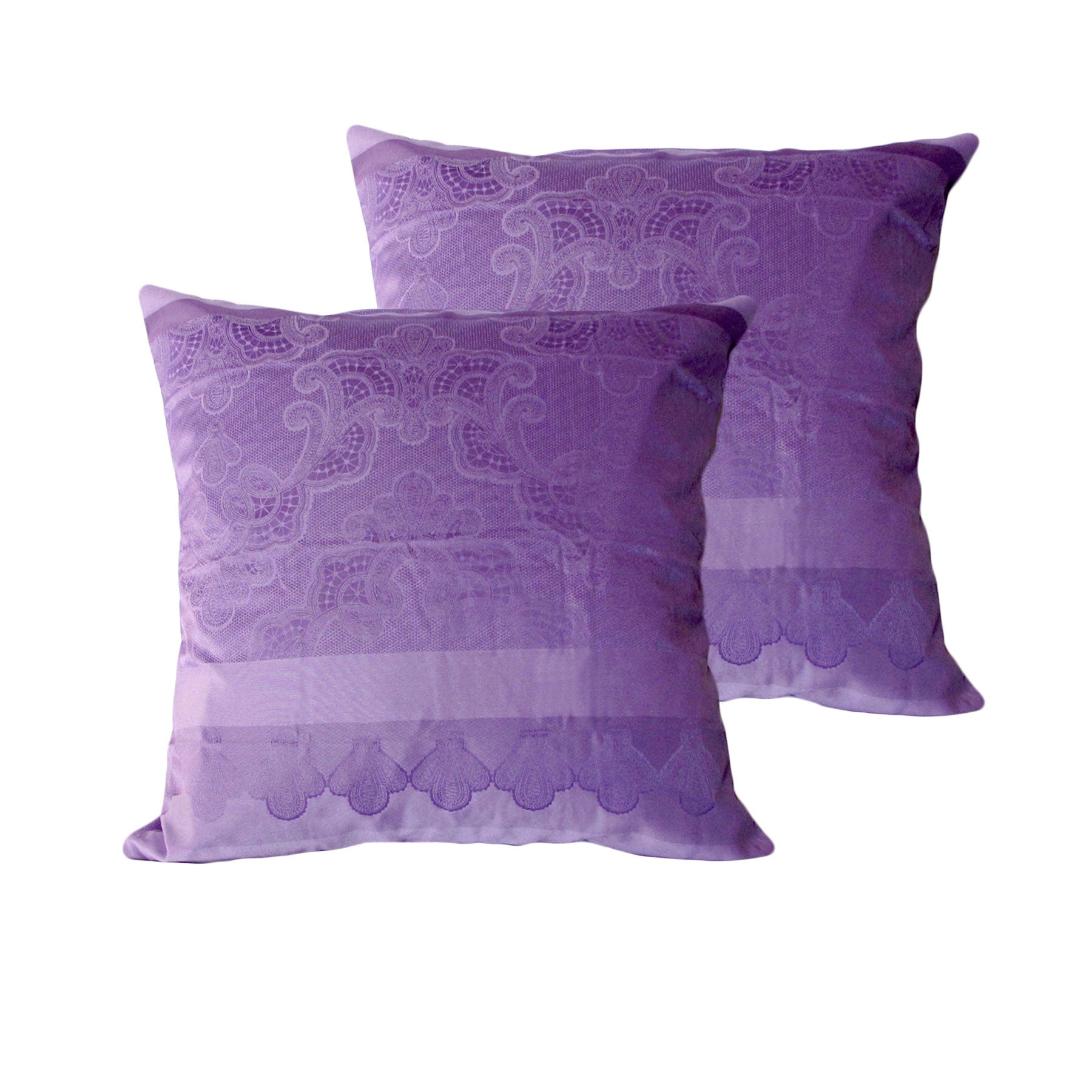 Bianca Pair of European Pillowcases Trendon Purple 65 x 65 cm V442-BCA-PILLOWC-TRENDON-PURPLE-EU