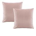 Bianca Pair of Vivid Coordinates Velvet Blush European Pillowcases 65 x 65 cm V442-BCA-PILLOWC-VIVIDCOOR-VELVETBLUSH-EU