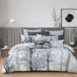 Bianca Myrtleford Grey Cotton Sateen Quilt Cover Set Queen V442-BCA-QUILTCS-MYRTLEFORD-GREY-QS