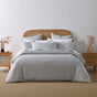 Bianca Pesaro Grey Polyester Cotton Quilt Cover Set Queen V442-BCA-QUILTCS-PESARO-GREY-QS