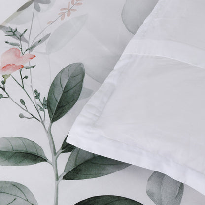 Bianca Wellingrove White Cotton Sateen Quilt Cover Set Queen