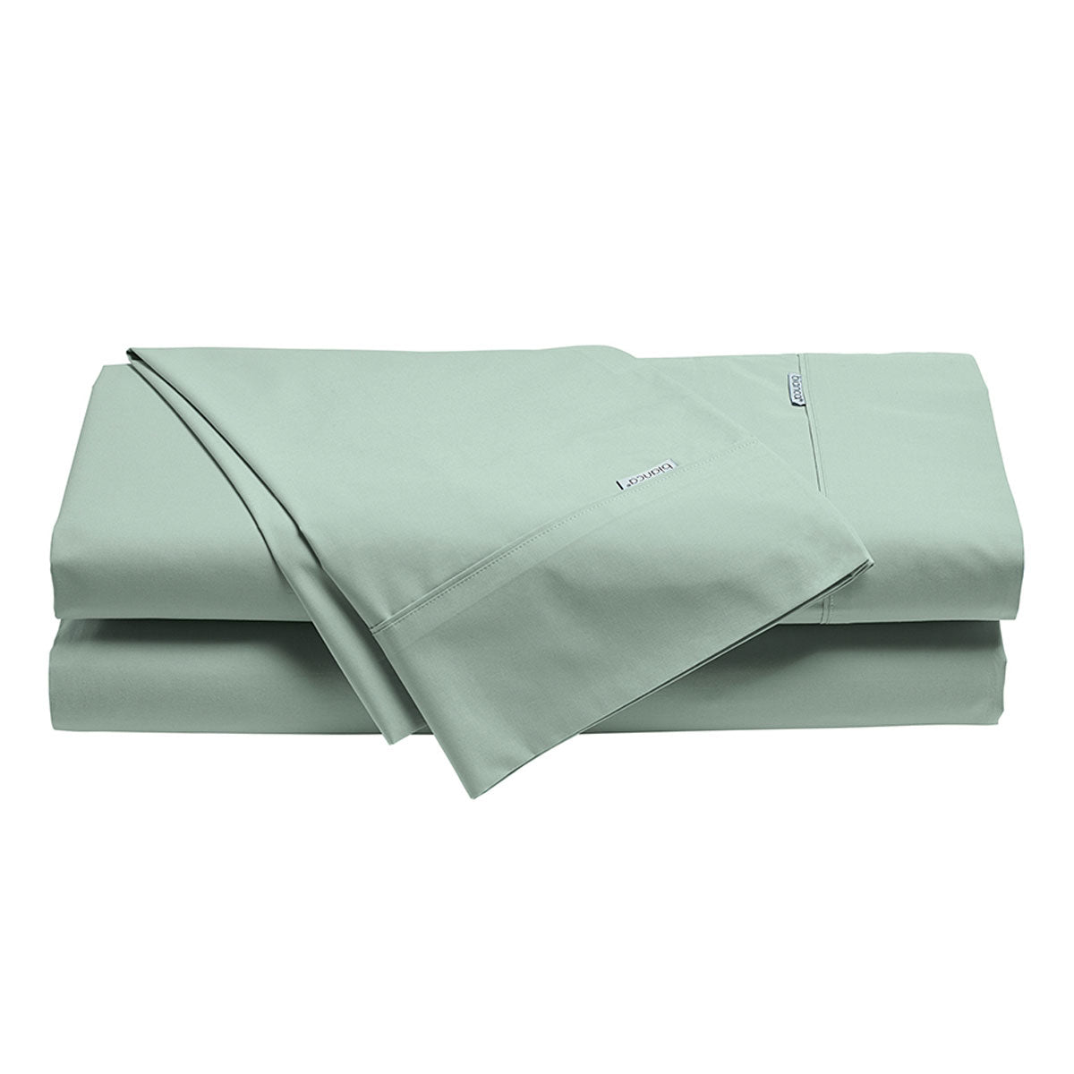 Bianca Heston Cotton Percale Sheet Set Sage King V442-BCA-SHEETS-HESTON-SAGE-KI