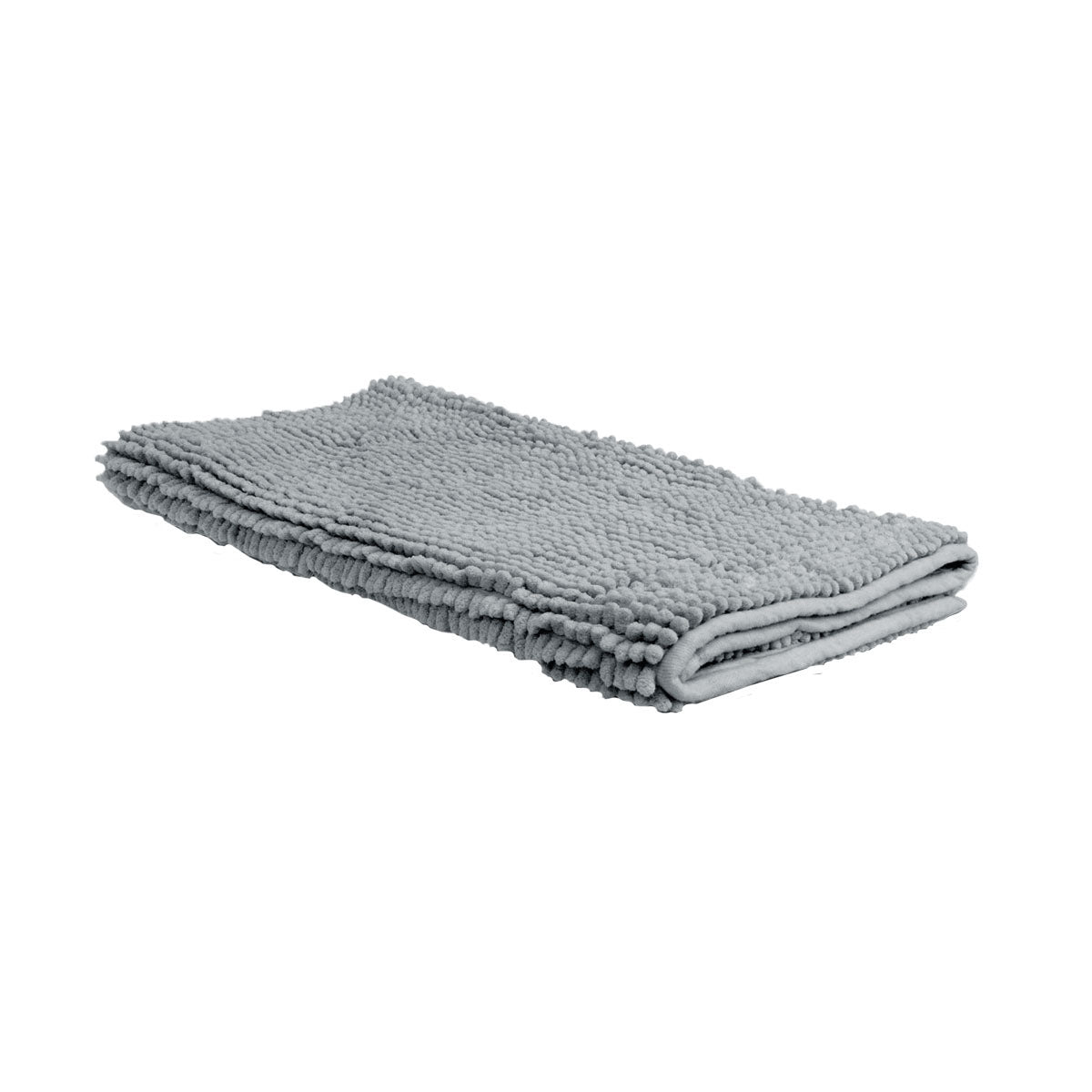 Chenille Toggle Bath Mat 50 x 80cm Grey V442-BZO-BATHM-CHANILLETOGGLE-GREY-RE