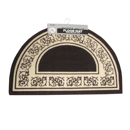 Newton Half Moon Floor Mat 50 x 80cm Coffee V442-BZO-BATHM-NEWTON-COFFEE-RD