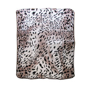 375gsm 1 Ply Animal Print Faux Mink Blanket Queen 200x240 cm Jaguar V442-BZO-BLANKET-375ANIMALJAGUAR-TAUPE-QS