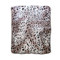 375gsm 1 Ply Animal Print Faux Mink Blanket Queen 200x240 cm Jaguar V442-BZO-BLANKET-375ANIMALJAGUAR-TAUPE-QS
