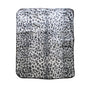 375gsm 1 Ply Animal Print Faux Mink Blanket Queen 200x240 cm Snow Leopard V442-BZO-BLANKET-375ANIMALLEOPARD-SNOW-QS