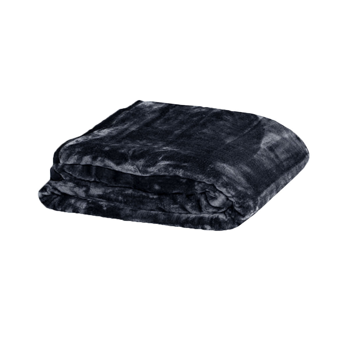 375gsm 1 Ply Solid Faux Mink Blanket Queen 200x240 cm Charcoal V442-BZO-BLANKET-375SOLID-CHARCOAL-QS