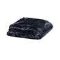 375gsm 1 Ply Solid Faux Mink Blanket Queen 200x240 cm Charcoal V442-BZO-BLANKET-375SOLID-CHARCOAL-QS